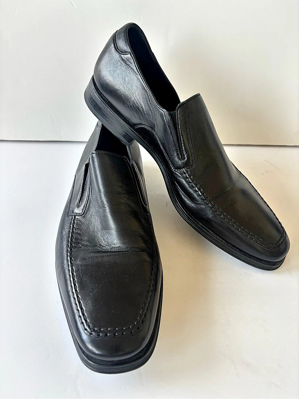 Magnanni Linea Merino Madrid Venetian Slip-On Dress Loafers Black US 10
